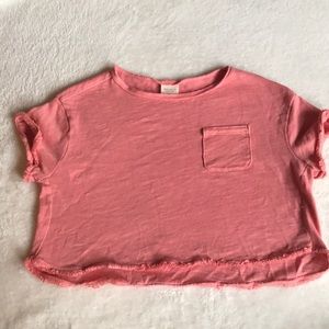 Zara Girls Cropped T-shirt